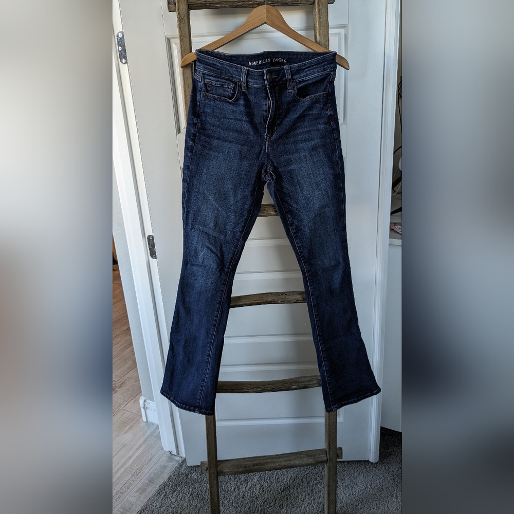 American Eagle High Rise skinny Kick Jeans